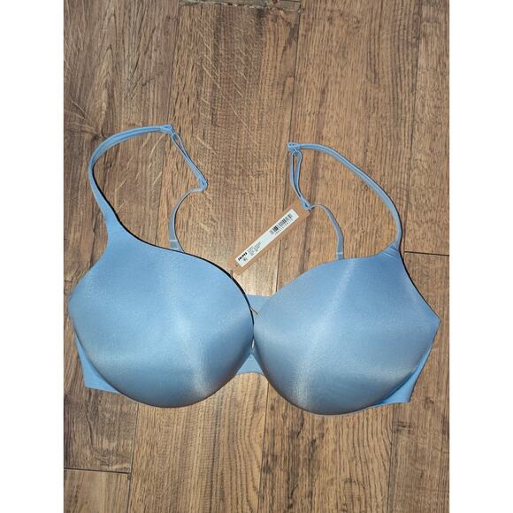 SKIMS Ultimate Push Up Plunge Bra Size 36D Glacier BA-PLG-9214 - Picture 5 of 8